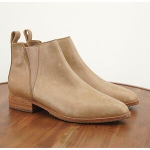 Nisolo Tan Leather Ankle Booties